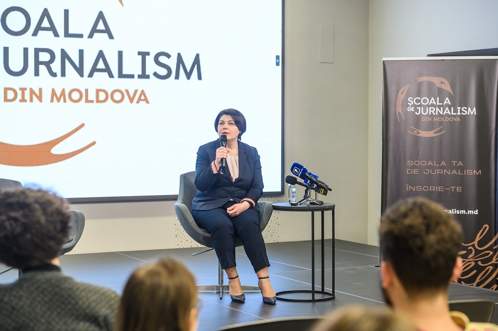 Natalia Gavrilița, invitata celei de-a treia ediții a Clubului de Presă al Școlii de Jurnalism din Moldova